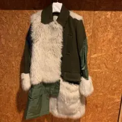 sacai サカイ コート ドッキング 再構築 ファー MA-1