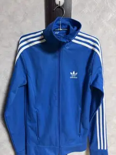 adidas ベッケンバウアー　青　sサイズ