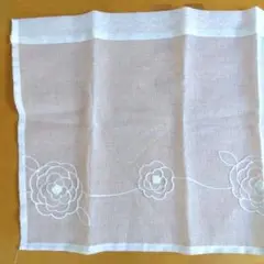 新品シースルー刺繍カフェカーテン
