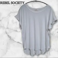 1点限定⭐️REBEL SOCIETY 半袖Tシャツ ホワイト　白　夏