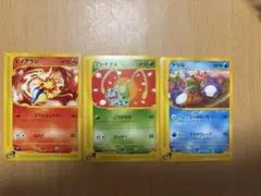 マクドナルド ポケモンカード ヒノアラシ フシギダネ マリル 3枚セット