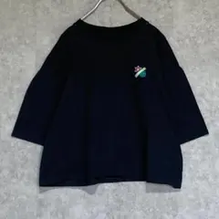 【美品】GU×鬼滅の刃(M)コラボTシャツ＊竈門禰豆子＊５分袖＊バックプリント