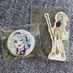 FGOフェス 由井正雪　缶バッジ　ステッカー　セット