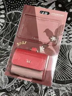 海外限定 スターバックス イヤフォンケース AirPods 赤 ショルダー