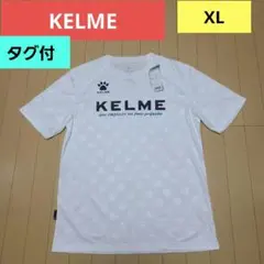 タグ付 KELME ケルメ 半袖 Tシャツ　プラクティスシャツ　XL　ホワイト