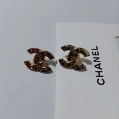 2個セット/CHANEL ヴィンテージボタン シャンパンゴールド