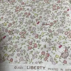 LIBERTY &ハローキティ50周年記念コラボ タナローン生地ハギレ