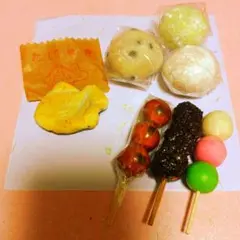 食品サンプル。和菓子セット