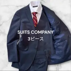未使用に近い THE SUIT COMPANY スリーピース チャコールグレー