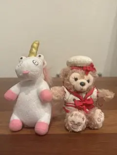 ユニコーンとクマのぬいぐるみセット