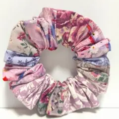 リズロン系　シュシュ　ハンドメイド　シンプル