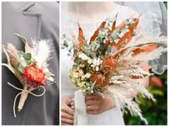 ブーケ ブートニア ドライフラワー スワッグ ウエディング 結婚式