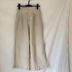 YECCA VECCA リネン混ワイドパンツ Fサイズ