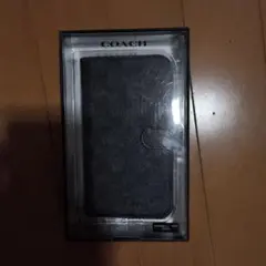 COACＨ―ipon PRO手帳型携帯カバーBLAK 縦14.2横7.2対応