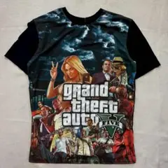 グランド・セフト・オートV ゲーム プリント Tシャツ ロックスター