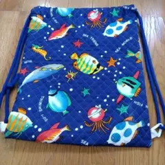 海の生き物デザイン体操服袋