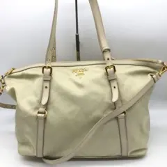 プラダ テスートナイロン 2way ビジネス 大容量 レディース ロゴ 金具