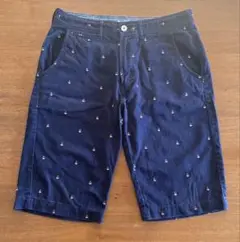 GLOBALWORK　グローバルワーク　ハーフパンツ　ネイビー　メンズ