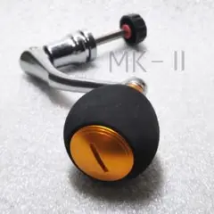 ダイワ アブ スピニングリール用 パワーハンドル 折りたたみ式 ゴールド