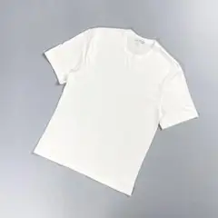 美品 ジェームスパース クルーネックTシャツ 半袖 白 サイズ0*ED762