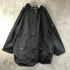 Y3127古着　ナイロンジャケット　黒　90s Y2K