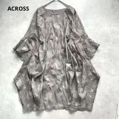 ACROSS レディース 五分袖チュニック ワンピース