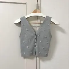 【25ss 今季】venit フラワー ベスト ジレ