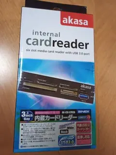 Akasa アイネックス 内臓カードリーダー AK-ICR-07U3