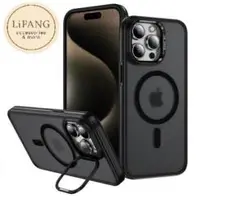 iPhone16 pro ケースブラック マグネット式