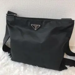 【美品】PRADA プラダ ナイロン ショルダーバッグ ブラック