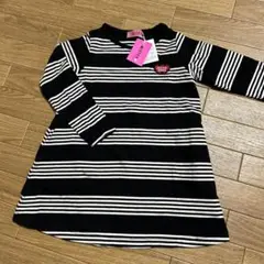 新品未使用！SISTER JEANNI ストライプ長袖ワンピース