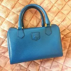 超希少 美品 セリーヌ アイスブルー オールレザー ハンドバッグ