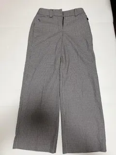 PIST チェック柄 ワイドパンツ
