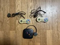 スーパーファミコン コントローラー２個＋Turbo File Twin セット