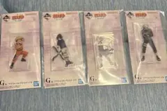 一番くじ　ナルト　波の国編　G賞アクリルコレクション　第7班　4種　NARUTO