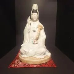 ⭐高橋道八造 珍品！遺品 極めて稀 仏教美術 白磁 観音菩薩立像 仏像 骨董品 2025年最新】中国 白磁 観音の人気アイテム - メルカリ