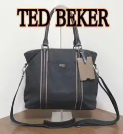 24時間以内発送 TED BAKER Londonブラックショルダーバッグ