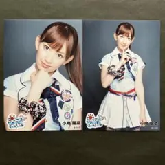 小嶋陽菜　AKB48 生写真　2種コンプ　ポニーテールとシュシュ　会場限定