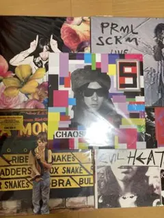 中古レコード　プライマル・スクリーム　アナログ盤5枚セット