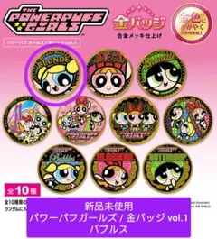 【新品未使用】バブルス / パワーパフガールズ : 金バッジ vol.1
