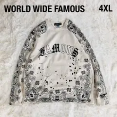 希少　WWF WORLD WIDE FAMOUS カニエ夫妻　スウェット WACKO MARIA/HIGH TIMES / HEAVY WEIGHT CREW NECK SWEAT SHIRT