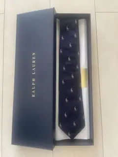 Polo by Ralph Lauren ネイビー ネクタイ 箱付き