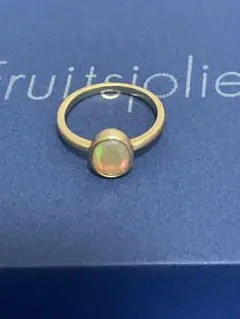 【美品】フリュイジョリ Fruitsjolie ピンクオパールリング 11号 美品】フリュイジョリ Fruitsjolie ピンクオパールリング 11号
