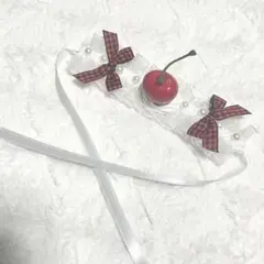 ｟B品｠ヘッドドレス さくらんぼドレス ぬいぐるみ用