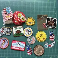 輸入　刺繍ワッペン　セット　タグ