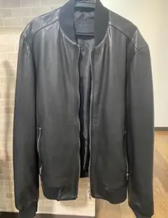 ALLSAINTS ブラック レザージャケット S NIKO BOMBER