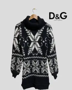Du0026G ドルチェ&ガッバーナ ニットワンピース ノルディック