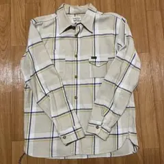 Pherrow's Shirt MD 38 ベージュ系　フランネルシャツ