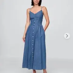 GAP デニムキャミワンピ　美品
