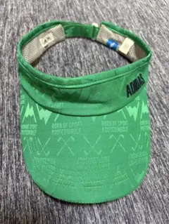 アディダス　adidas サンバイザー　グリーン
